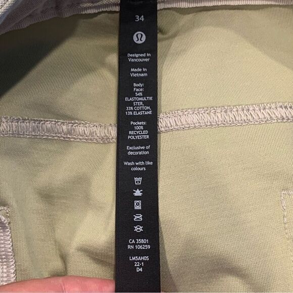 Lululemon ABC Relaxed-Fit Crop Pant *Utilitech
Raw Linen Size 34 - Picture 7 of 10